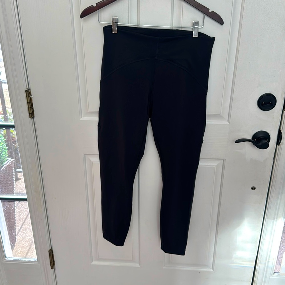 Lululemon on black leggings